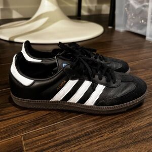 Adidas Sambas - Black/White - Women’s 7.5 / Mens 6